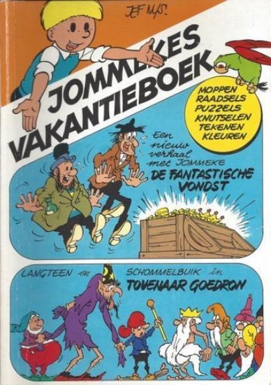 Afbeelding van Jommeke - Vakantieboek fantastische vondst - Tweedehands (HET VOLK, zachte kaft)