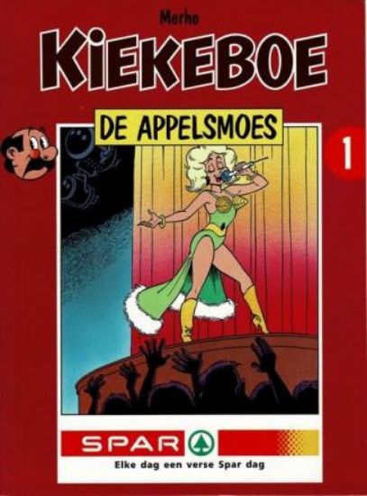 Afbeelding van Kiekeboe #1 - De appelsmoes (spar) - Tweedehands (STANDAARD, zachte kaft)