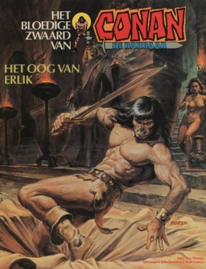 Afbeelding van Conan #17 - Oog van erlik - Tweedehands (OBERON, zachte kaft)