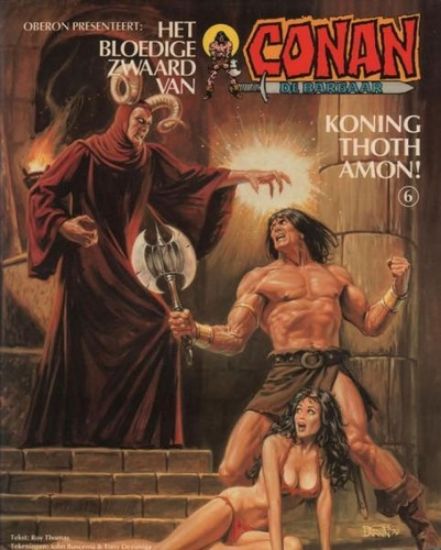 Afbeelding van Conan #6 - Koning thoth amon - Tweedehands (UIT OBERON, zachte kaft)
