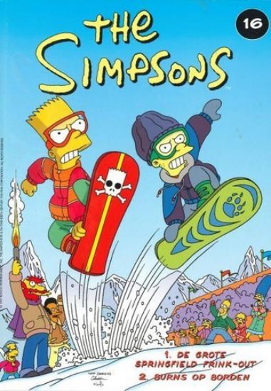 Afbeelding van Simpsons #16 - Simpsons 16 - Tweedehands (STRIPUITGEVERIJ INFOTEX, zachte kaft)