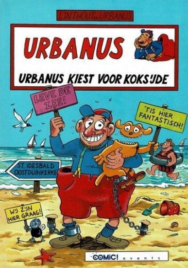 Afbeelding van Urbanus - Urbanus kiest voor koksijde - Tweedehands (COMMIC EVENTS, zachte kaft)