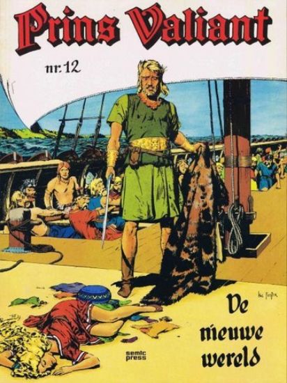 Afbeelding van Prins valiant #12 - Nieuwe wereld - Tweedehands (SEMIC, zachte kaft)