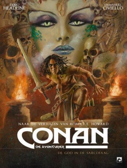 Afbeelding van Conan de avonturier #11 - God in de sarcofaag (DARK DRAGON BOOKS, zachte kaft)