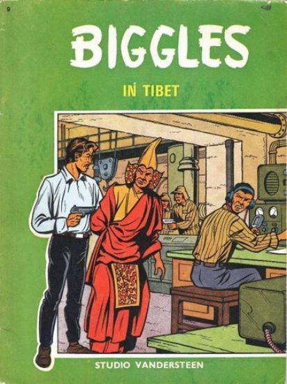 Afbeelding van Biggles #9 - In tibet - Tweedehands (STANDAARD, zachte kaft)