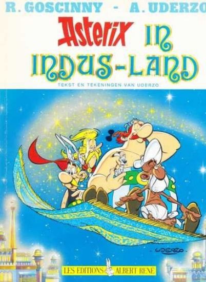 Afbeelding van Asterix #28 - In indus-land - Tweedehands (ALBERT RENE, zachte kaft)