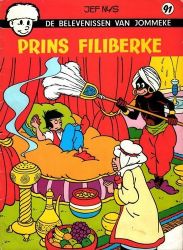 Afbeeldingen van Jommeke #91 - Prins filiberke (zwart wit) - Tweedehands