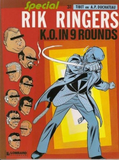 Afbeelding van Rik ringers #31 - K.o. in 9 rounds (LOMBARD, zachte kaft)