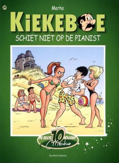 Afbeelding van Kiekeboe 10 beste volgens merho #5 - Schiet niet op de pianist(story) - Tweedehands (STANDAARD, zachte kaft)
