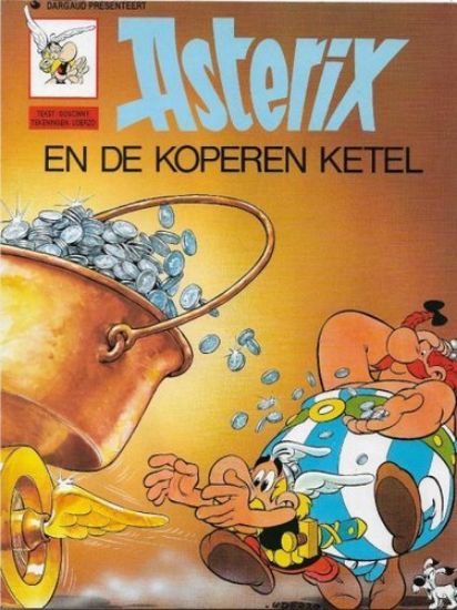 Afbeelding van Asterix #8 - Koperen ketel - Tweedehands (DARGAUD, zachte kaft)