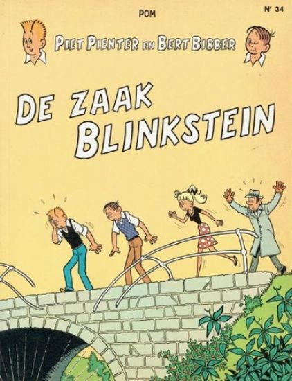 Afbeelding van piet pienter en bert bibber #34 - Zaak blinkstein - Tweedehands (DE VLIJT, zachte kaft)