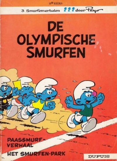 Afbeelding van Smurfen #11 - Olympische smurfen - Tweedehands (DUPUIS, zachte kaft)