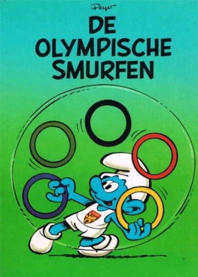 Afbeelding van Smurfen #11 - Olympische smurfen (coca cola) - Tweedehands (PUBLIART, zachte kaft)