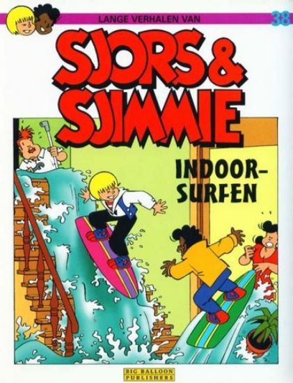 Afbeelding van Sjors sjimmie #38 - Indoorsurfen - Tweedehands (BIG BALLOON, zachte kaft)