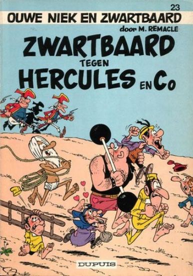 Afbeelding van Ouwe niek en zwartbaard #23 - Zwartbaard tegen  herculus en co - Tweedehands (DUPUIS, zachte kaft)