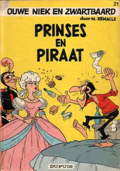 Afbeelding van Ouwe niek en zwartbaard #21 - Prinses en piraat - Tweedehands (DUPUIS, zachte kaft)