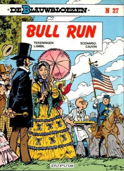 Afbeelding van Blauwbloezen #27 - Bull run - Tweedehands (DUPUIS, zachte kaft)