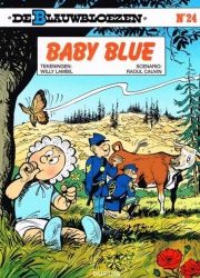 Afbeeldingen van Blauwbloezen #24 - Baby blue - Tweedehands (DUPUIS, zachte kaft)