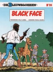 Afbeeldingen van Blauwbloezen #20 - Black face - Tweedehands (DUPUIS, zachte kaft)