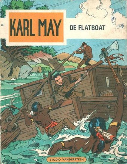 Afbeelding van Karl may #28 - Flatboat - Tweedehands (STANDAARD, zachte kaft)