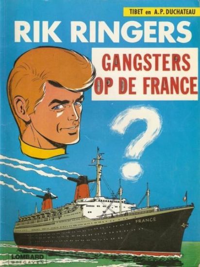 Afbeelding van Rik ringers #6 - Gangsters op de france - Tweedehands (LOMBARD, zachte kaft)