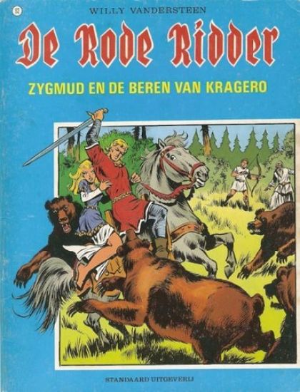 Afbeelding van Rode ridder #92 - Zygmud en de beren van kragero(zw/wit) - Tweedehands (STANDAARD, zachte kaft)