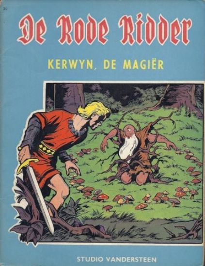 Afbeelding van Rode ridder #20 - Kerwyn, de magiër(zw/wit) - Tweedehands (STANDAARD, zachte kaft)