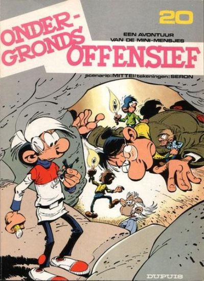 Afbeelding van Mini mensjes #20 - Ondergronds offensief - Tweedehands (DUPUIS, zachte kaft)