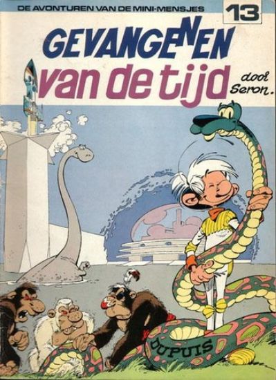 Afbeelding van Mini mensjes #13 - Gevangenen van de tijd - Tweedehands (DUPUIS, zachte kaft)