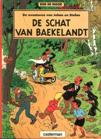 Afbeelding van Johan en stefan - Schat van baekelandt - Tweedehands (CASTERMAN, zachte kaft)