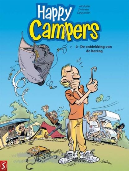 Afbeelding van Happy campers #2 - 0ntdekking van de haring (SILVESTER, zachte kaft)