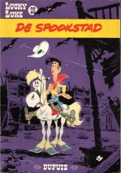 Afbeeldingen van Lucky luke #25 - Spookstad - Tweedehands (DUPUIS, zachte kaft)