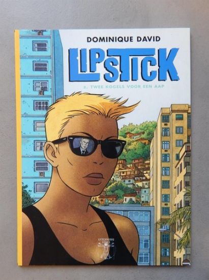 Afbeelding van Lipstick #2 - Twee kogels voor een aap - Tweedehands (VINCI, zachte kaft)