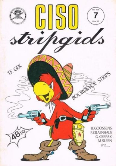 Afbeelding van Ciso stripgids #7 - Te gek - boordevol strips - Tweedehands (BRABANTIA NOSTRA, zachte kaft)