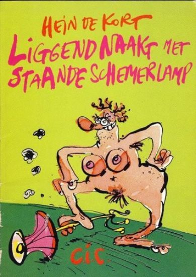 Afbeelding van Hein de kort - Liggend naakt met staande schemerlamp - Tweedehands (CIC, zachte kaft)