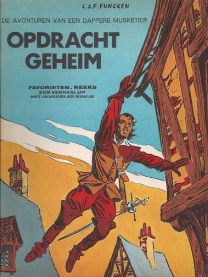 Afbeelding van Favorietenreeks 1e reeks #18 - Dappere musketier opdracht geheim - Tweedehands (VAN DER  HOUT, zachte kaft)