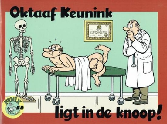 Afbeelding van Fenix collectie #58 - Oktaaf keunink ligt in de knoop (BRABANT STRIP, zachte kaft)