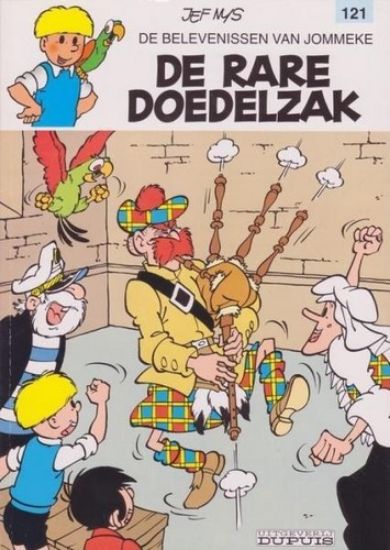 Afbeelding van Jommeke #121 - Rare doedelzak - Tweedehands (HET VOLK, zachte kaft)