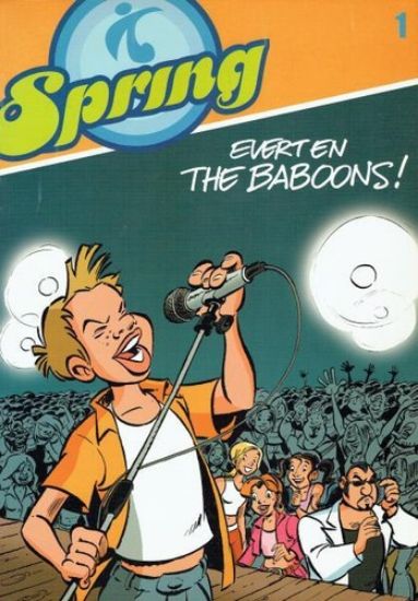 Afbeelding van Spring #1 - Evert en the baboons - Tweedehands (STUDIO 100, zachte kaft)