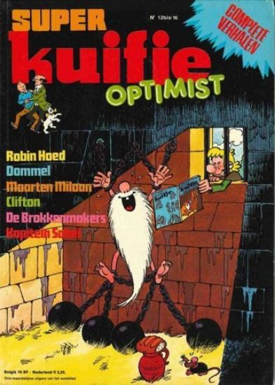 Afbeelding van Super kuifje #16 - Optimist - Tweedehands (LOMBARD, zachte kaft)