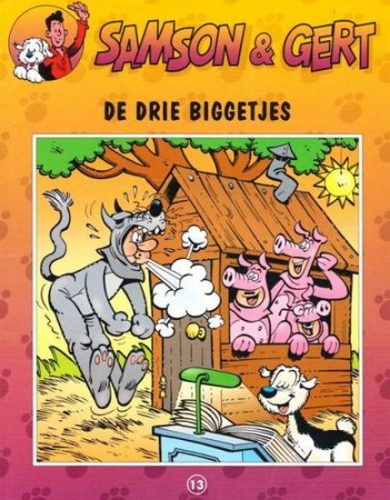 Afbeelding van Samson en gert #13 - Drie biggetjes - Tweedehands (STUDIO 100, zachte kaft)