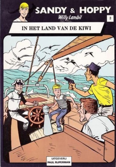 Afbeelding van Sandy en hoppy #3 - In het land van de kiwi - Tweedehands (RIJPERMAN, zachte kaft)