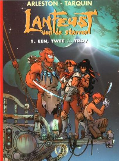 Afbeelding van Lanfeust van de sterren #1 - Een twee troy - Tweedehands (TALENT UITG, zachte kaft)