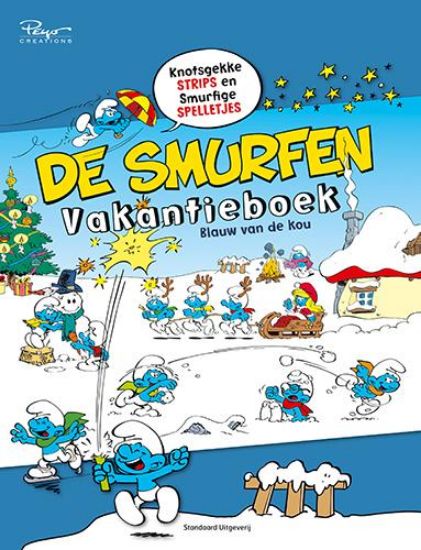 Afbeelding van Smurfen - Vakantieboek blauw van de kou 2009 - Tweedehands (STANDAARD, zachte kaft)