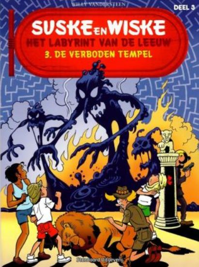 Afbeelding van Suske en wiske labyrint van de leeuw #3 - Verboden tempel - Tweedehands (STANDAARD, zachte kaft)