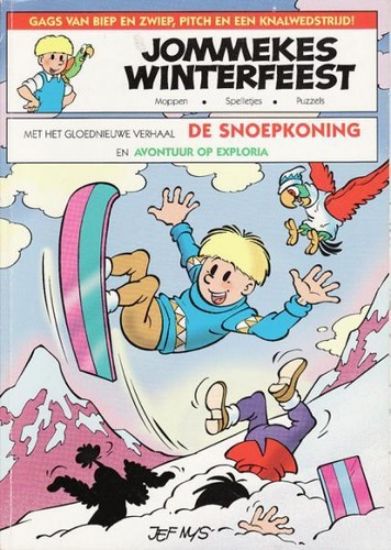 Afbeelding van Jommeke - Jommekes winterfeest snoepkoning - Tweedehands (DE STRIPUITGEVERIJ, zachte kaft)