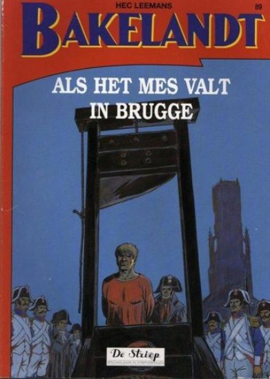 Afbeelding van Bakelandt #89 - Als het mes valt in brugge (DE STRIEP, zachte kaft)