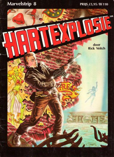Afbeelding van Marvelstrip #8 - Hartexplosie - Tweedehands (JUNIORPRESS, zachte kaft)