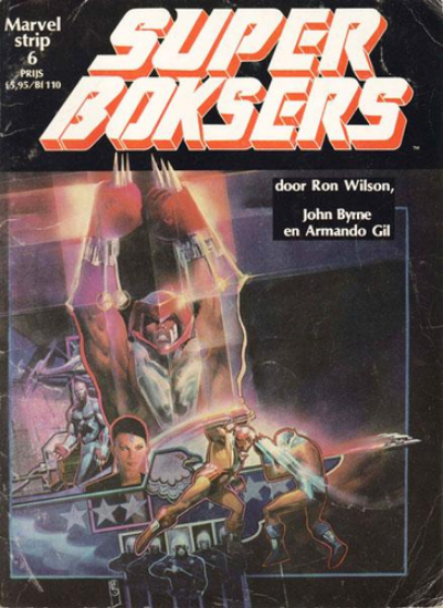Afbeelding van Marvelstrip #6 - Super boksers - Tweedehands (JUNIOR PRESS, zachte kaft)