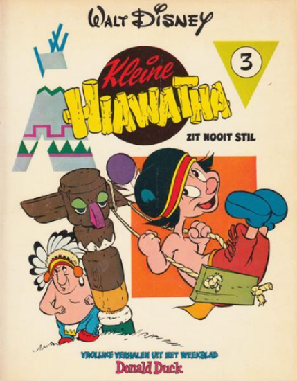 Afbeelding van Kleine hiawatha #3 - Zit nooit stil - Tweedehands (OBERON, zachte kaft)